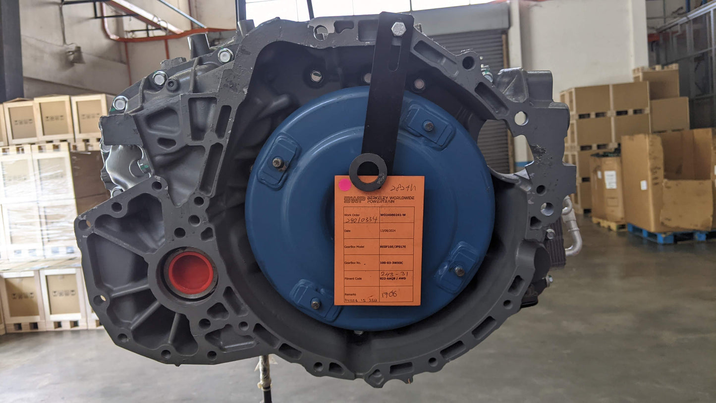Reman 3WX0C / 3WX0E RE0F10E/JF017E for 2013 - 2019 Pathfinder 6 Cyl 3.5L AWD 2013 JX35 6 Cyl 3.5L AWD - 2014-2015 QX60 6 Cyl 3.5L AWD