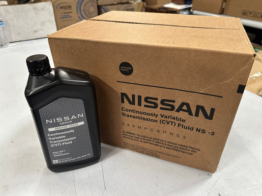 GENUINE OEM Nissan NS-3 CVT Fluid 12-Quart (999MP-CV0NS3 / 999MP-CSHNS3)
