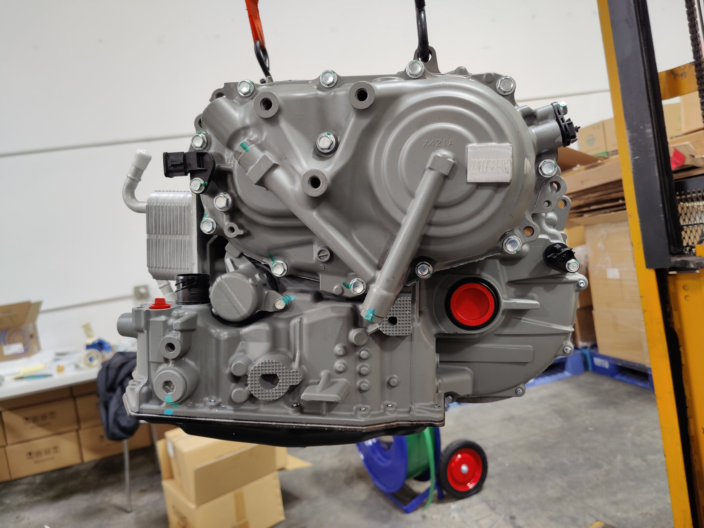 Reman X427A RE0F11A/JF015E for 2013 - 2018 Sentra 1.8L, Made with New Valve Body and Pulley Assy